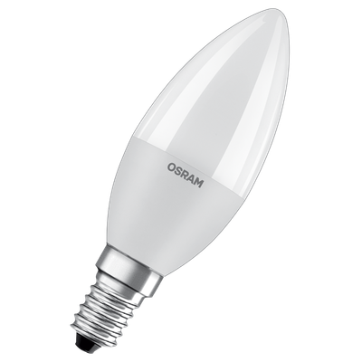 OSRAM LED žiarovka B40 E14 4,9W 2700K matná, teplá biela