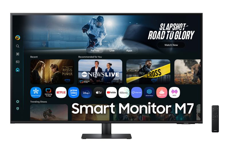 Samsung Smart Monitor/M70F/43''/VA/4K UHD/60Hz/4ms/Čierna/2R