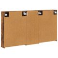 vidaXL Set kabinetov do kúpeľne 3 ks 130 x 14,5 x 70 cm