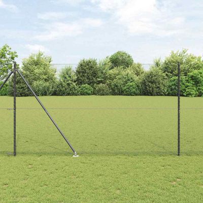 vidaXL Exteriérový hexagonálny plot s prístupovým stĺpikom 10 x 1,5 m