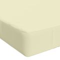 vidaXL Vankúš na lavičku SOEST 100% polyester Krémová 60 x 40 x 8 cm