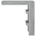 vidaXL Nástenný barový stôl sivý sonoma 102x45x103,5 cm spracov. drevo