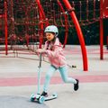 Detská trojkolesová kolobežka NILS Fun HLB1310 s LED fialová
