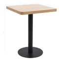 vidaXL Bistro stolík bledohnedý 60x60 cm MDF