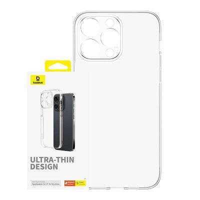 Puzdro na telefón pre iPhone 15 ProMax Baseus OS-Lucent Series (číre)