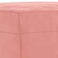 vidaXL Lavička ružová 100x35x41 cm zamat