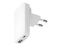 Sieťový adaptér - slim - 20 Watt - 2 výstupné konektory (USB-C, USB) - biela