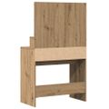 vidaXL Toaletný stolík Remeselný dub 80 x 41 x 134,5 cm