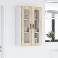 vidaXL Dvierka na umývačku Kalmar Sonoma dub 60 x 31 x 100 cm