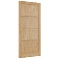vidaXL Vnútorné dvere 93 x 202 cm Preglejka Prírodná