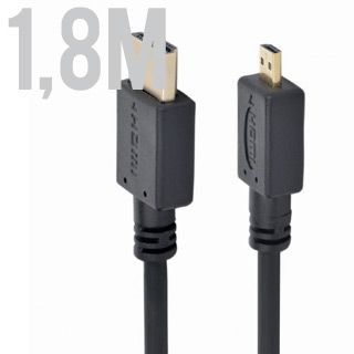 GEMBIRD Kábel micro HDMI Male/Male 1,8m