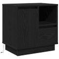 vidaXL Nočný stolík 2 ks Čierny dub 50 x 34,5 x 50 cm Kompozitné drevo