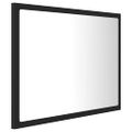 vidaXL LED kúpeľňové zrkadlo sivé 60x8,5x37 cm, akryl