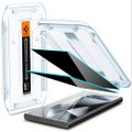 Spigen Glas.tR "EZ Fit" tvrdené sklo 2-balenie pre Samsung Galaxy S24 Ultra Privacy