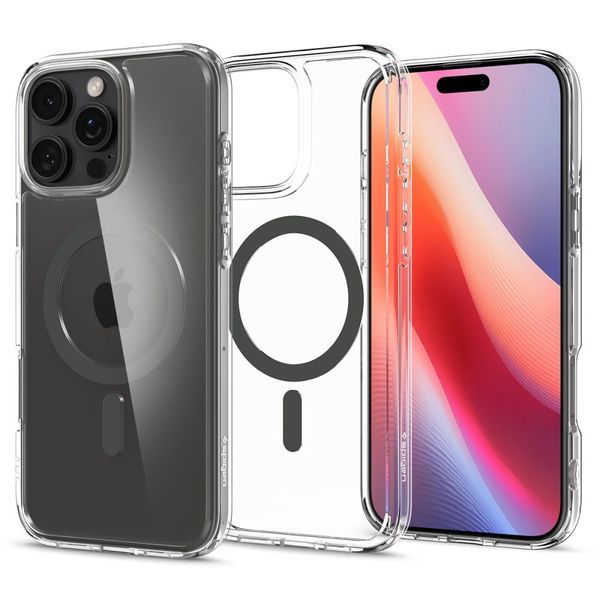 Spigen Ultra Hybrid Mag Magsafe puzdro pre iPhone 16 Pro 6,3" grafitová