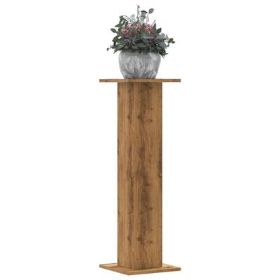 vidaXL Stojany na rastliny 2 ks dub artisan 30x30x95 cm kompoz. drevo