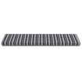vidaXL Samolepiace schodové rohože 15 ks 65 x 21 x 4 cm Non-Slip Sivá