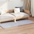 vidaXL Kusové koberce Obdĺžnikový SIROLO Sivá 200 x 80 cm Polyester