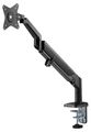 Neomounts DS70-810BL1/Držák displeje/na stůl/17-32"/svorka/VESA 100X100/nosn. 9kg/plyn. píst/ultra tenký/1 disp/černý Držák, VESA, stolní, pro plochý monitor, úhloprícka 17"-32", náklon, otácení, rotace, nosnost 7kg, cerný