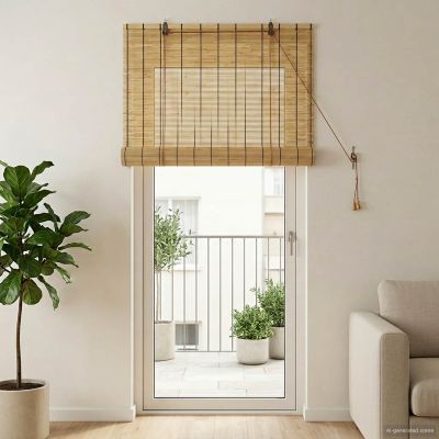 vidaXL Roleta Prírodná 60 x 220 cm Rákosie