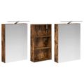 vidaXL Set kabinetov do kúpeľne 3 ks 140 x 14,5 x 70 cm