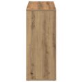 vidaXL Rozdeľovacia knižnica dub artisan 69,5x29x69,5 cm kompoz. drevo