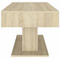 vidaXL Konferenčný stolík, dub sonoma 96x50x45 cm, kompozitné drevo