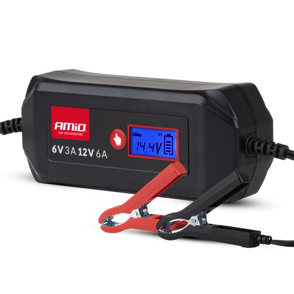 Nabíjačka digitálna STD GEL AGM WET MAX 6A 6/12V AMiO-04524