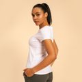 Dámske tričko Serenity White - BeastPink, veľkosť XL, veľkosť oblečenia XL
