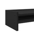 vidaXL Stojan na monitor čierny 100x24x16 cm kompozitné drevo