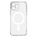 Magnetické puzdro Anti Shock 1,5 mm pre iPhone 13 Pro Max 6,7" priehľadná ochrana fotoaparátu
