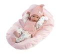 Llorens 63504 NEW BORN HOLČIČKA - realistická bábika bábätko s celovinylovým telom - 35 cm