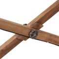 vidaXL Závesná lampa 25 W starožitná strieborná 29x18x85 cm E27