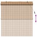vidaXL Roleta Príroda 130 x 160 cm Bambus