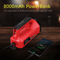 KLARUS RS10 reflektorová baterka 800 lm, 8000 mAh, funkcia powerbank, nabíjanie USB-C