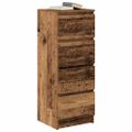 vidaXL Komoda staré drevo 37,5x35x99 cm kompozitné drevo