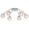 vidaXL Stropná lampa so 6 LED žiarovkami G9 240 W