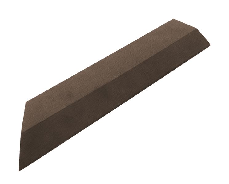 Prechodová lišta G21 Indický teak pro WPC dlaždice, 38,5 x 7,5 cm rohová (levá)