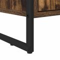 vidaXL Knižnica 99,5 x 30 x 108 cm Kompozitné drevo Dymová dub
