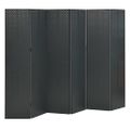 vidaXL Paraván so 6 panelmi, antracitový 240x180 cm oceľ