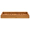 vidaXL Servírovací podnos 60x35 cm masívne tíkové drevo
