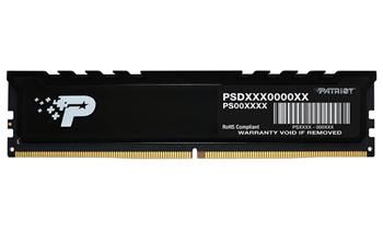 PATRIOT Signature Premium 32GB DDR5 6400MT/s / CUDIMM / CL52 / 1,1V / Operačná pamäť, DDR5, DIMM, 32GB, 6400MT/s, CUDIMM, CL52, 1,1V, s chladičom