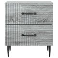 vidaXL Nočný stolík 2 ks Sivá sonoma 43 x 34,5 x 47,5 cm