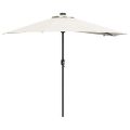vidaXL Záhradný slnečník Piesková 294 x 150 x 223 cm Polyester a oceľ