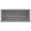 vidaXL Roh na skladovanie CD Sivý Sonoma 40 x 17 x 17 cm