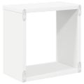 vidaXL Nástenné police 6 ks biele a dub sonoma 26x15x26 cm