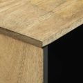 vidaXL Servírovacia skriňa Hnedá 80 x 33 x 75 cm mangový masív
