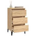 vidaXL Nočný stolík dub sonoma 40x35x70 cm spracované drevo