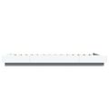 vidaXL Posteľový rám s LED Biela 80 x 200 cm Kompozitné drevo