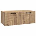 vidaXL Nástenná TV skrinka 78,5 x 41 x 30 cm Dub artisan